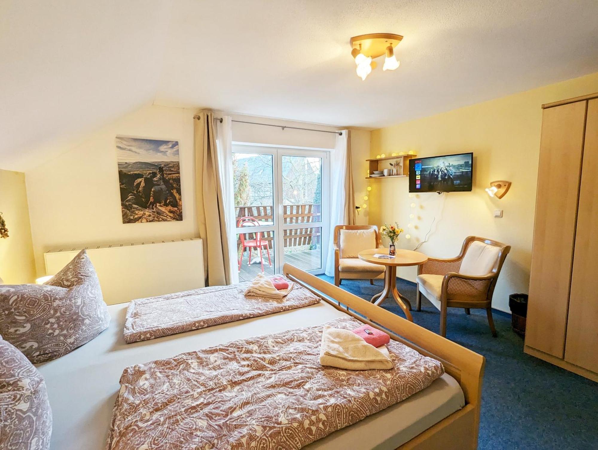 L9 - Urlaubsmagie - Balkon & Direkt Am Wanderweg Lejlighed Sebnitz Eksteriør billede
